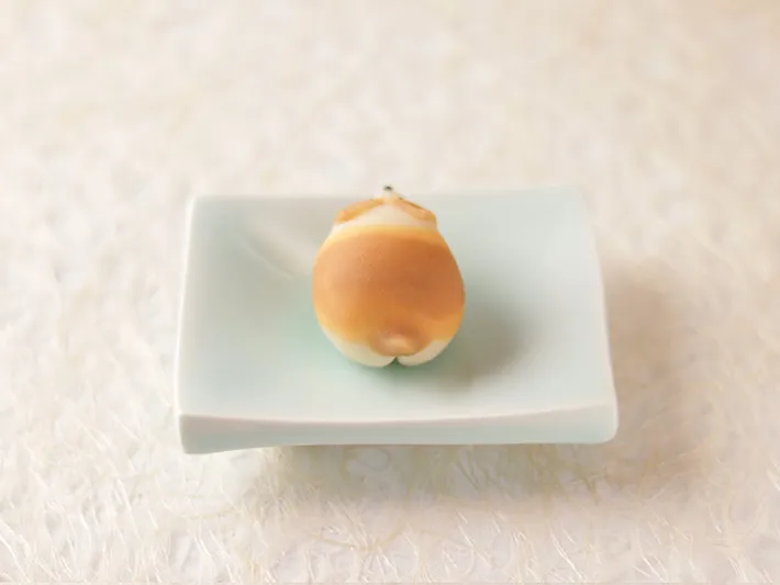 和菓子のコーギーの画像
