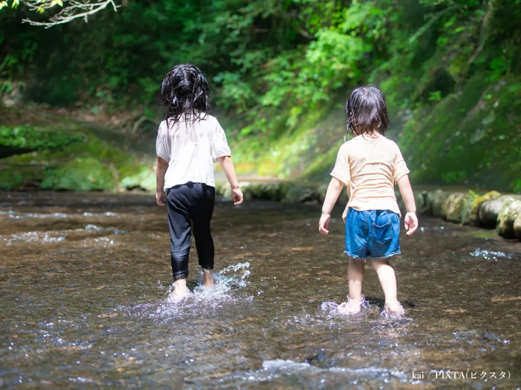 川遊びのイメージ写真