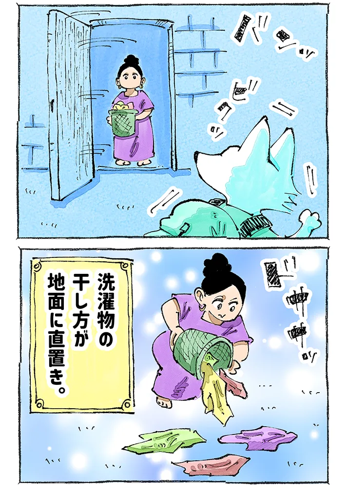 漫画家・五箇野人さんによる創作海外旅日記『一匹旅狼の世界あるき。』第8話の画像