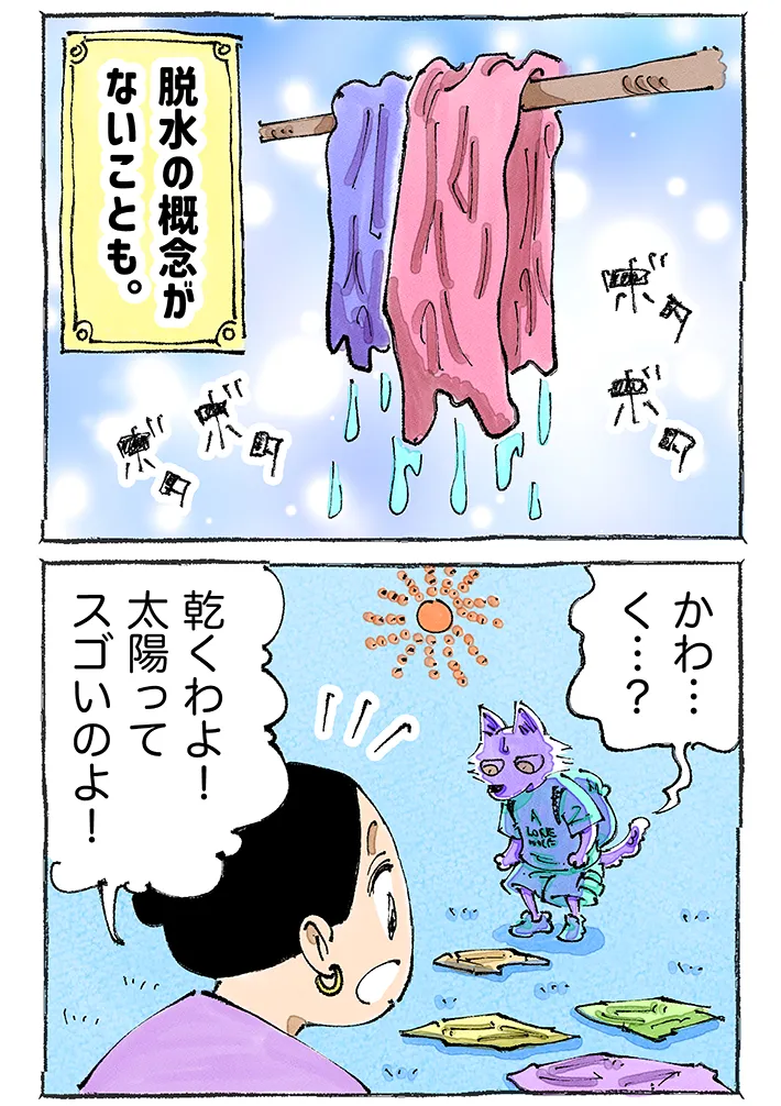 漫画家・五箇野人さんによる創作海外旅日記『一匹旅狼の世界あるき。』第8話の画像