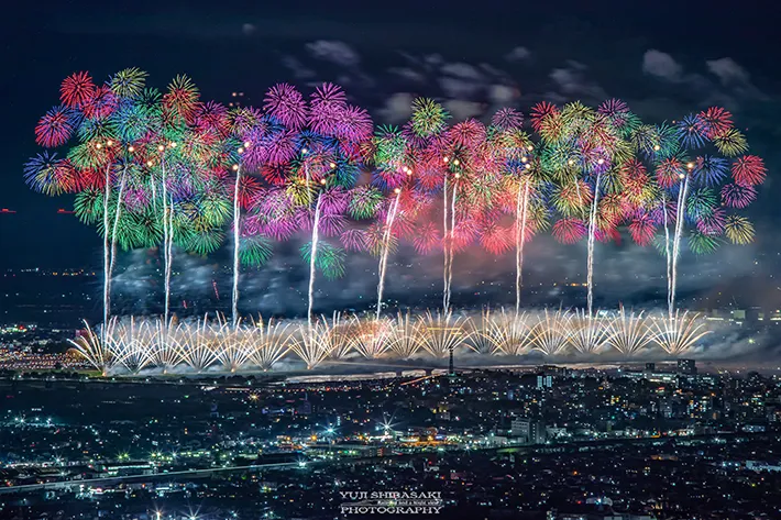 『長岡まつり大花火大会』の『フェニックス』の画像