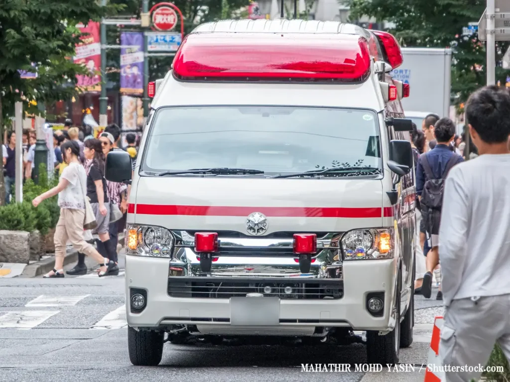 救急車の写真