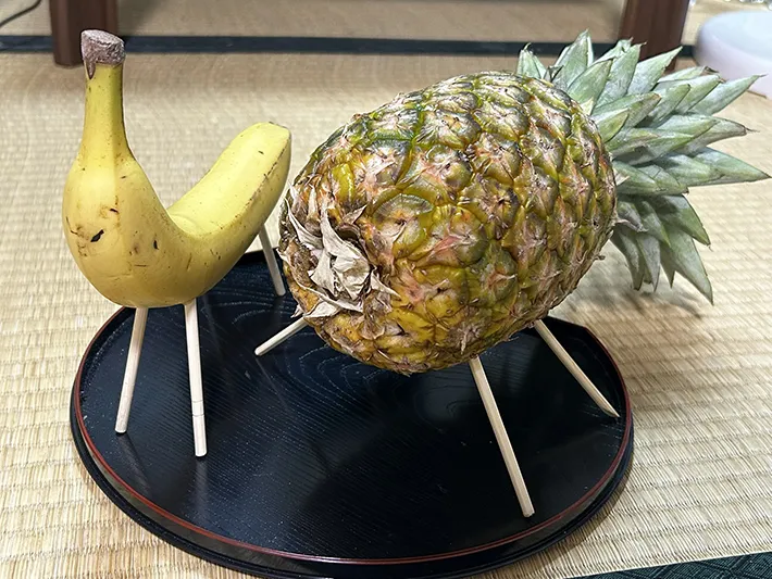 南国の精霊馬の写真