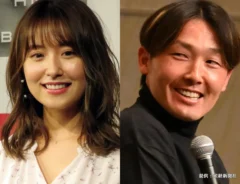 衛藤美彩と源田壮亮（提供：産経新聞社）