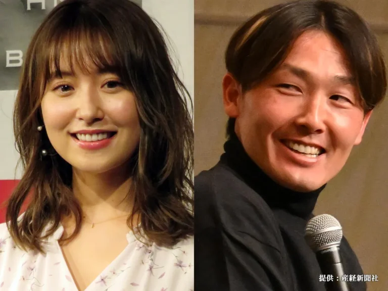 衛藤美彩と源田壮亮（提供：産経新聞社）