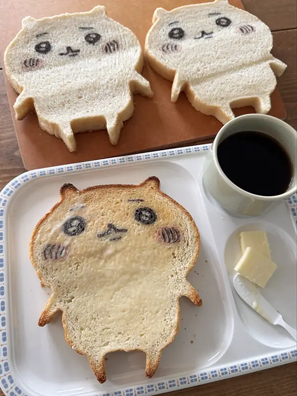 ちいかわ食パンの写真