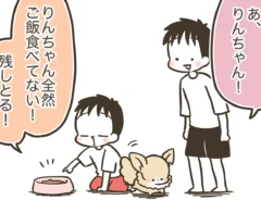 なおたろーさんの連載漫画『おかんとわんこ』の画像