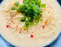 出汁豆乳そうめんの写真
