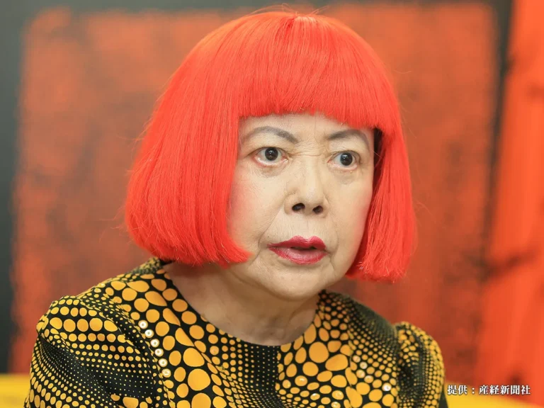 草間彌生の写真(提供:産経新聞社)