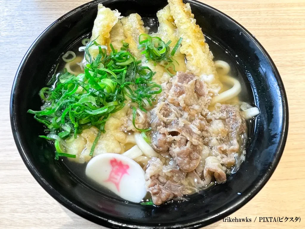 『資さんうどん』のうどんの写真