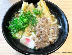 『資さんうどん』のうどんの写真