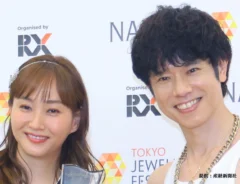 藤本美貴と庄司智春の画像（提供：産経新聞社）