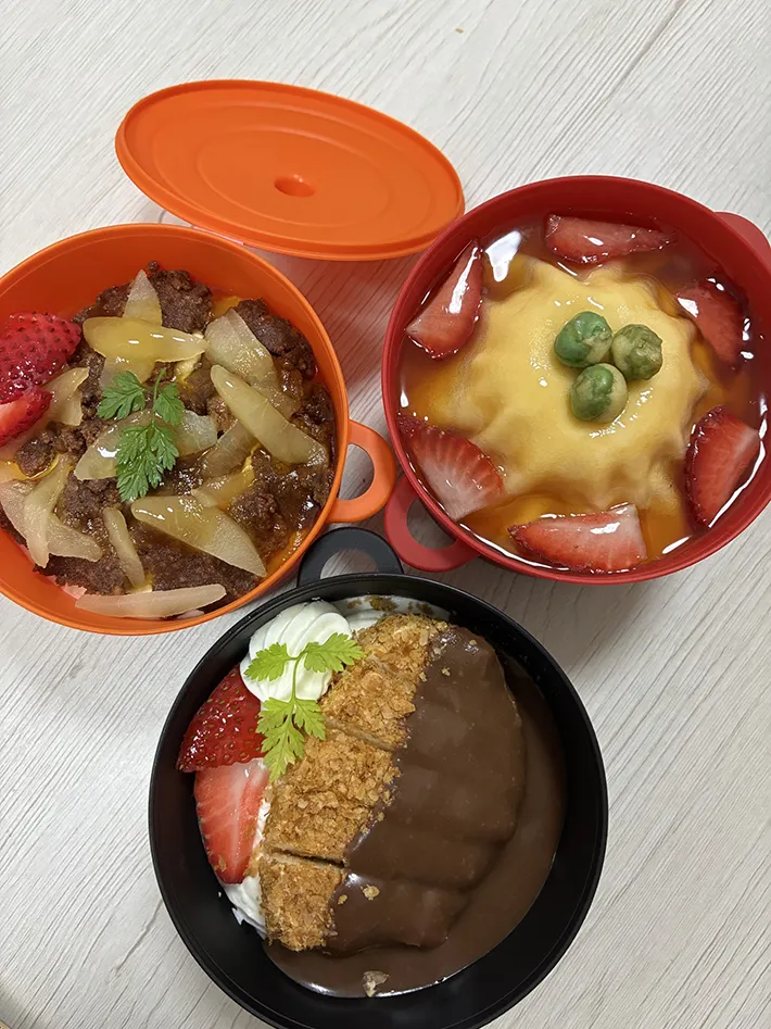 どんぶりプリンの写真