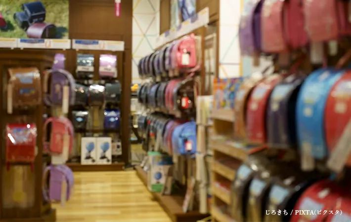 ランドセル売り場の写真