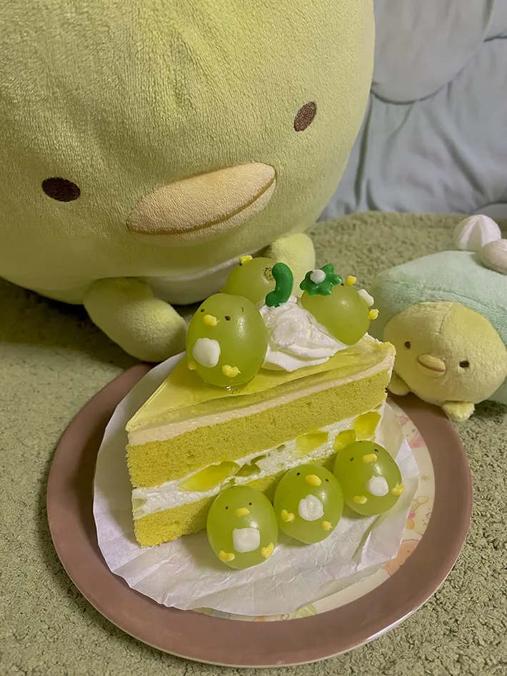 アレンジしたケーキの画像