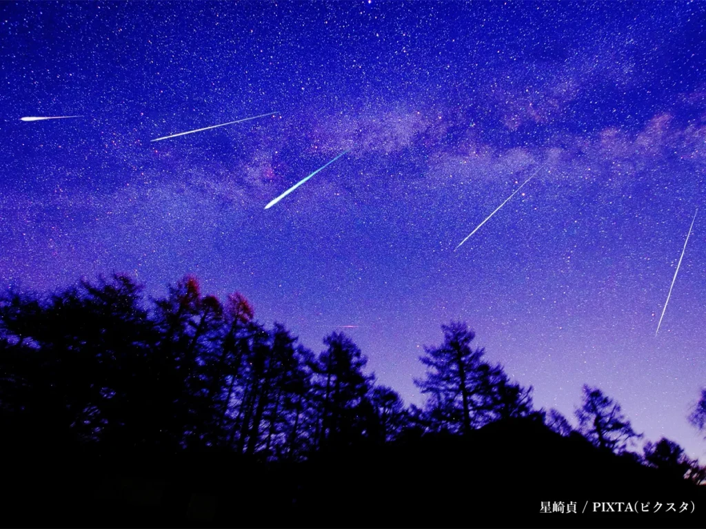 流星群のイメージ写真