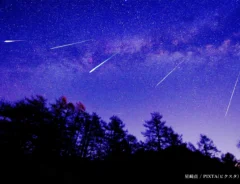 流星群のイメージ写真