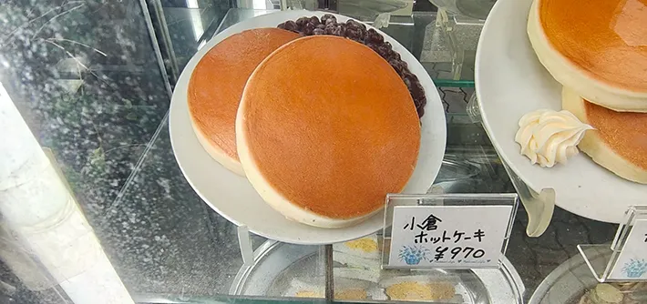 ホットケーキの見本の写真